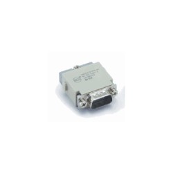 Insert HM modulaire, Raccordement à Sertir, mâle, 9 pin, 5A, Polycarbonate 